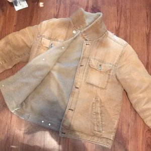 denim sherpa jacket